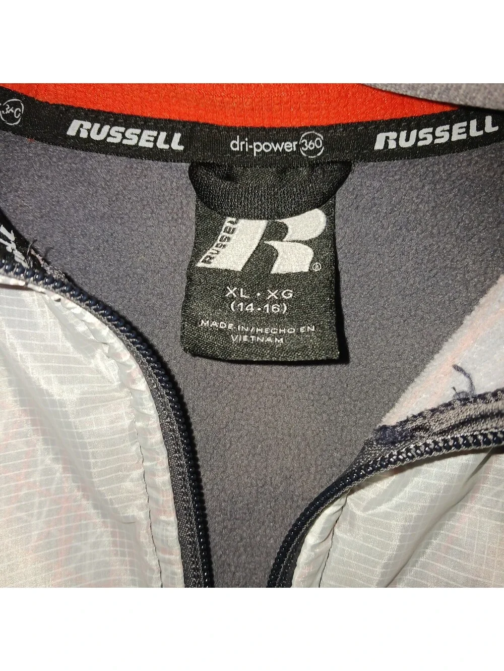 Russels Y Boys  Lightweight  Hooded  Jacket Youth  Size  14-16